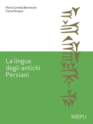 cover image of La lingua degli antichi Persiani